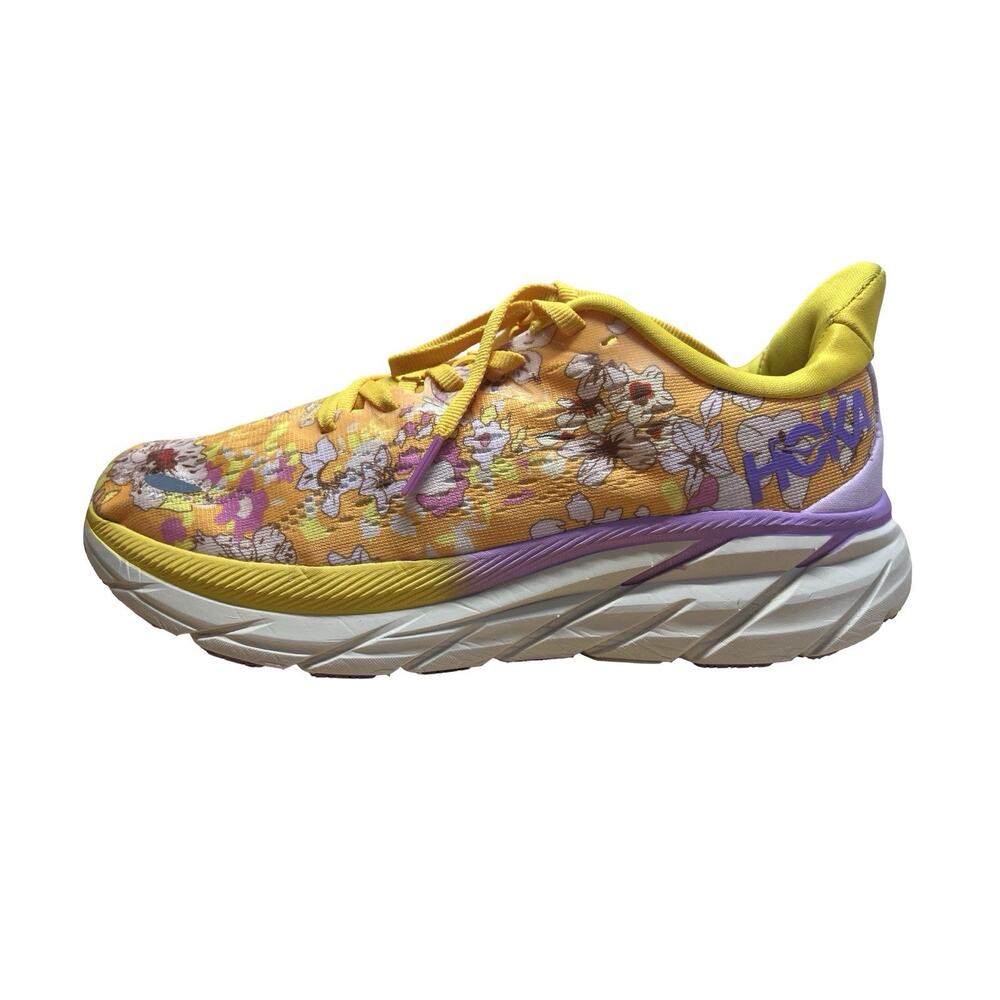 HOKA One One X Free People Movement Floral Flowers Size 7.5 ~ Limited Edition